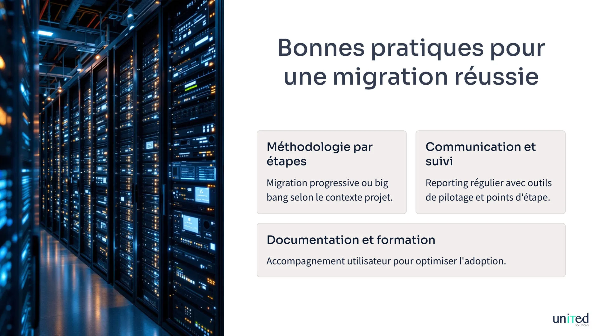 Checklist des bonnes pratiques pour une migration informatique réussie.
