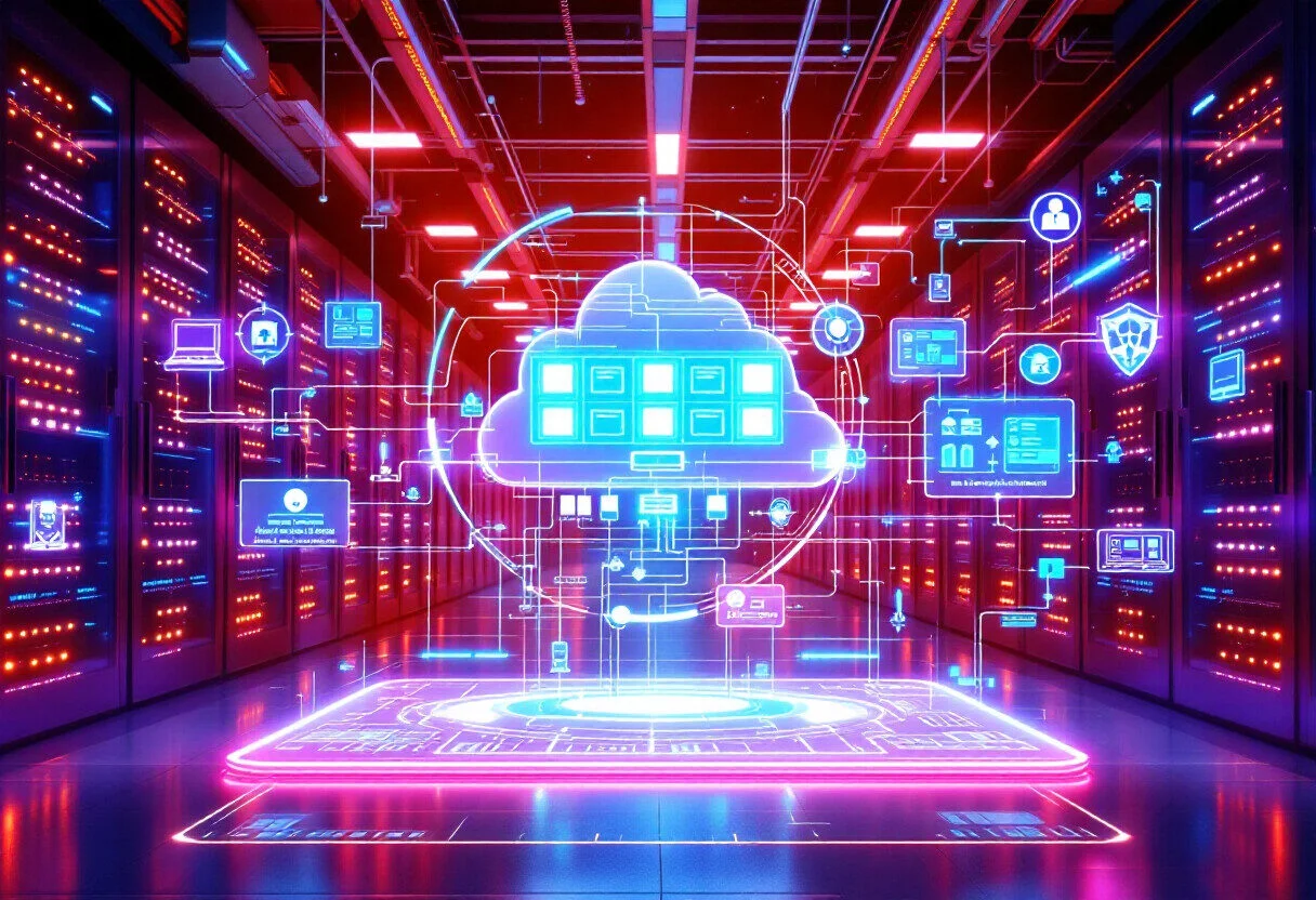 Schéma illustrant la gestion des identités et des accès (IAM) au sein d'un système d'information.